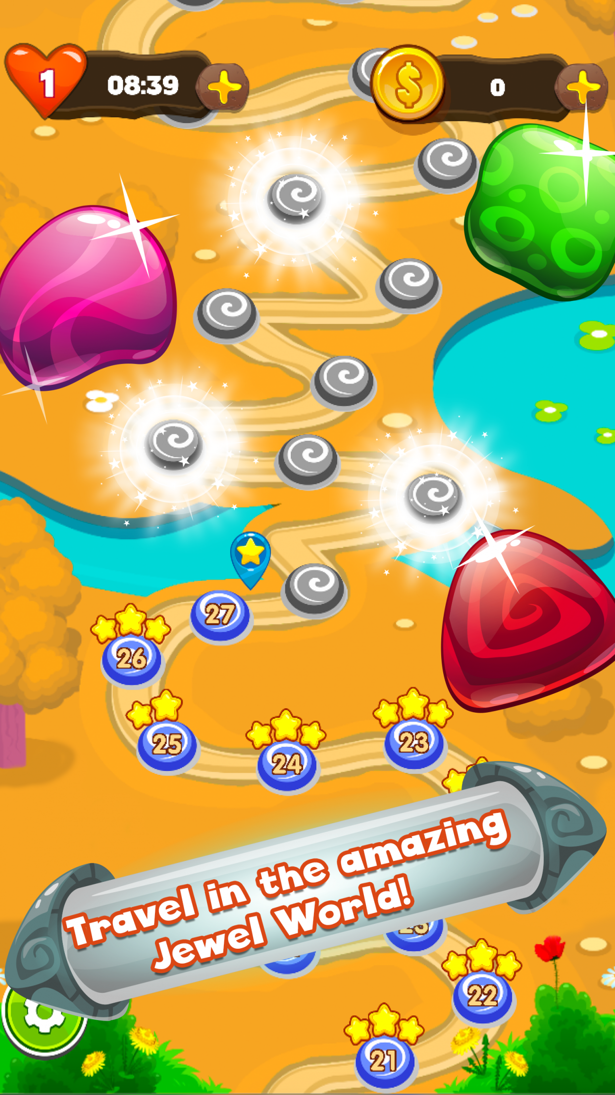 Jelly Blaster Pro - Free Match 3 Jewel Puzzle Game