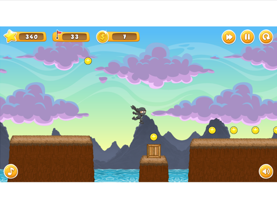 Ninja Kid Run and Jump - Top Running Fun Game iPad screenshot 2 - Games app