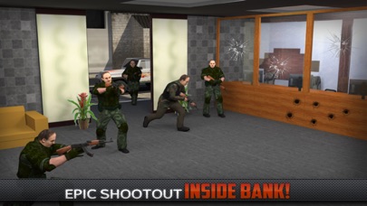 Bank Robbery Real Car Driver Escape Shooting Game screenshot 3