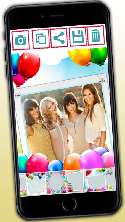 Birthday frames for photo collages and image editor - Premium screenshot-4
