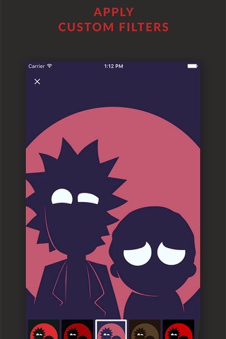 HD Wallpapers Rick And Morty Edition + Free Filters screenshot 2