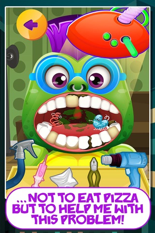 Crazy Little Mutant Animal Dentist – Ninja Tooth Games for Kids Pro screenshot 3