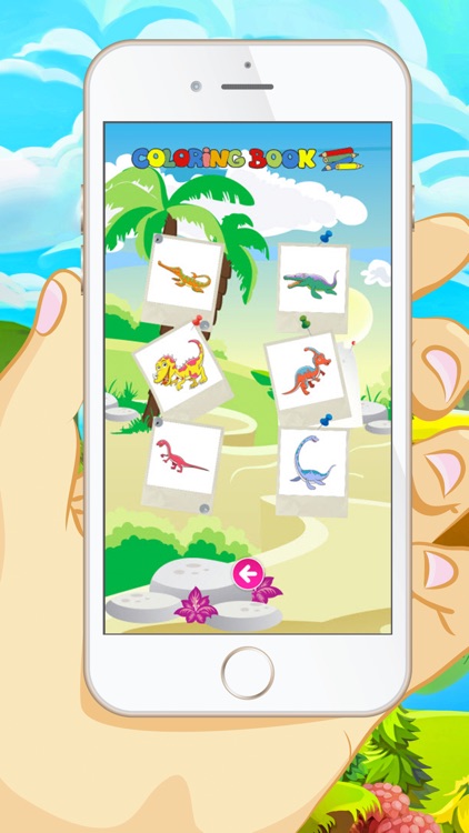 Dinosaur Coloring Book : Educational Color and Paint Games Free For kids and Toddlers screenshot-4