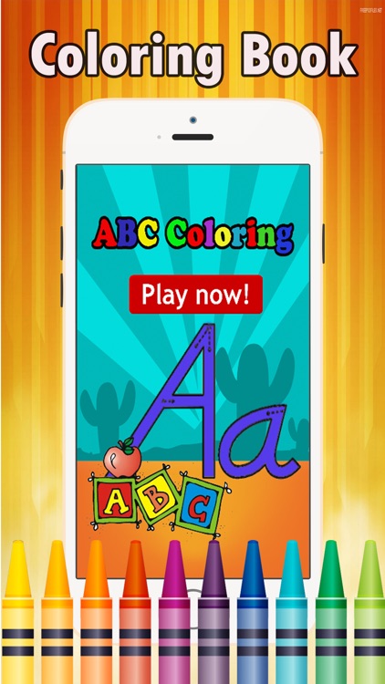 Preschool Easy Coloring Book - tracing abc coloring pages learning games free for kids and toddlers any age