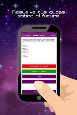 Futurología: contacta con profesionales del tarot, horóscopo y astrología screenshot 4
