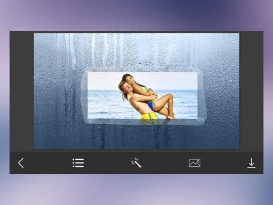 Rain Photo Frame - InstaFrame,Pic Editor iPad screenshot
