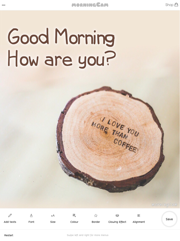 Screenshot #4 pour morningCam: Create good morning pictures