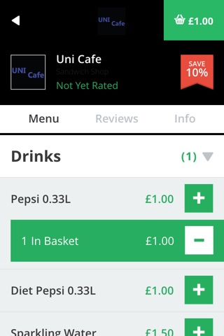 Uni Cafe NE6 screenshot 4