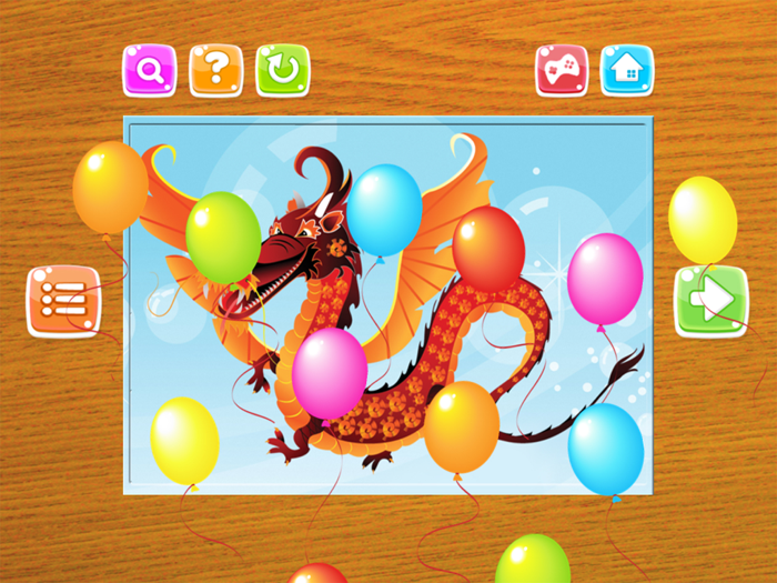 Dinosaur And Dragon Puzzle - Dino Jigsaw Puzzles For Kids Toddler and Preschool Learning Games