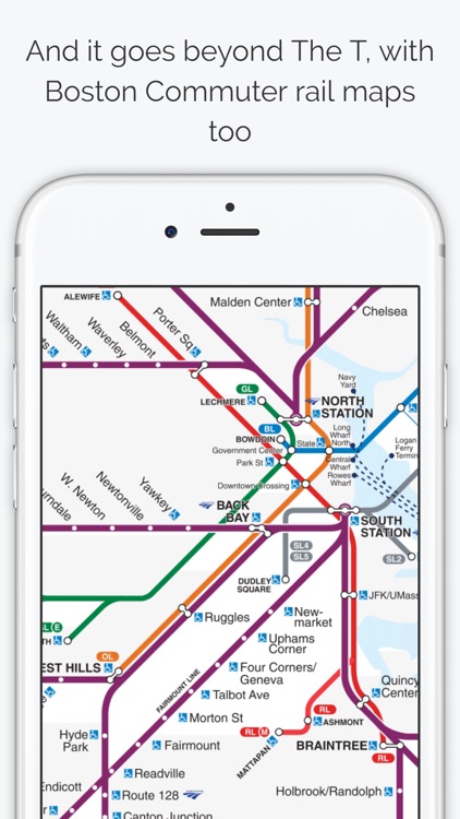 Boston Subway Map - The T