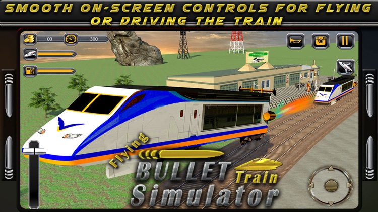 Flying Bullet Train Simulator
