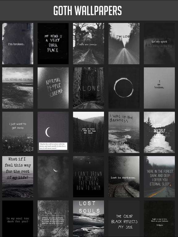 Screenshot #4 pour Goth Wallpapers