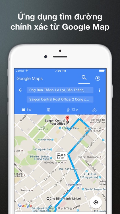 Bản đồ for Google Maps Việt Nam Pro