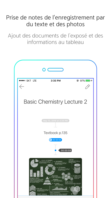 Screenshot #1 pour VONO pour enregistrements et notes de cours
