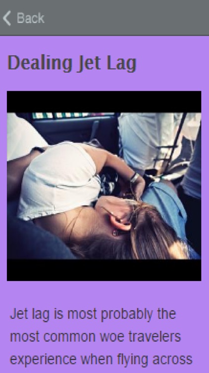 How To Get Rid Of Jet Lag