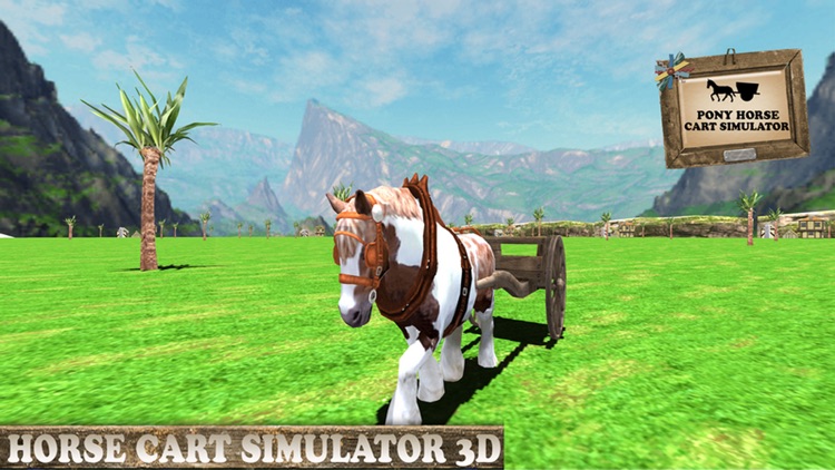 Pony Horse Cart Adventure Simulator 2016-Transport Fruits and Vegetables from Farm to City screenshot-3