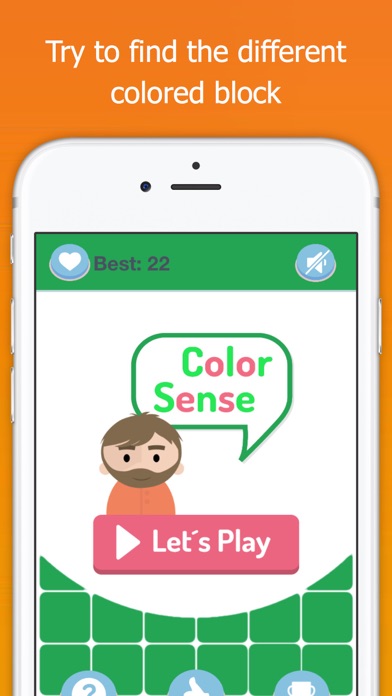 Screenshot #1 pour Color Sense - Eye Test, Check Your Vision, Kuku Kube Color Tiles