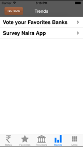 Naira Exchange Rates screenshot
