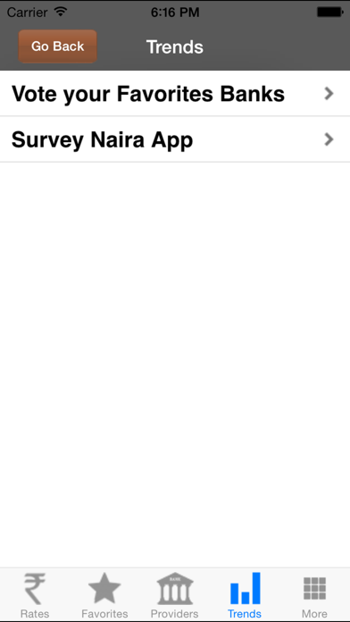 Naira Exchange Rates iPhone screenshot 5 - Finance app