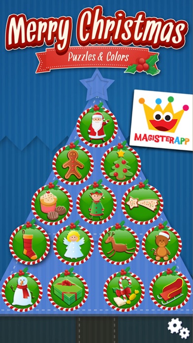 Christmas - Color Your Puzzle and Paint for Kids Screenshot