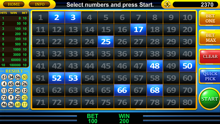Screenshot #2 pour Keno Casino TV