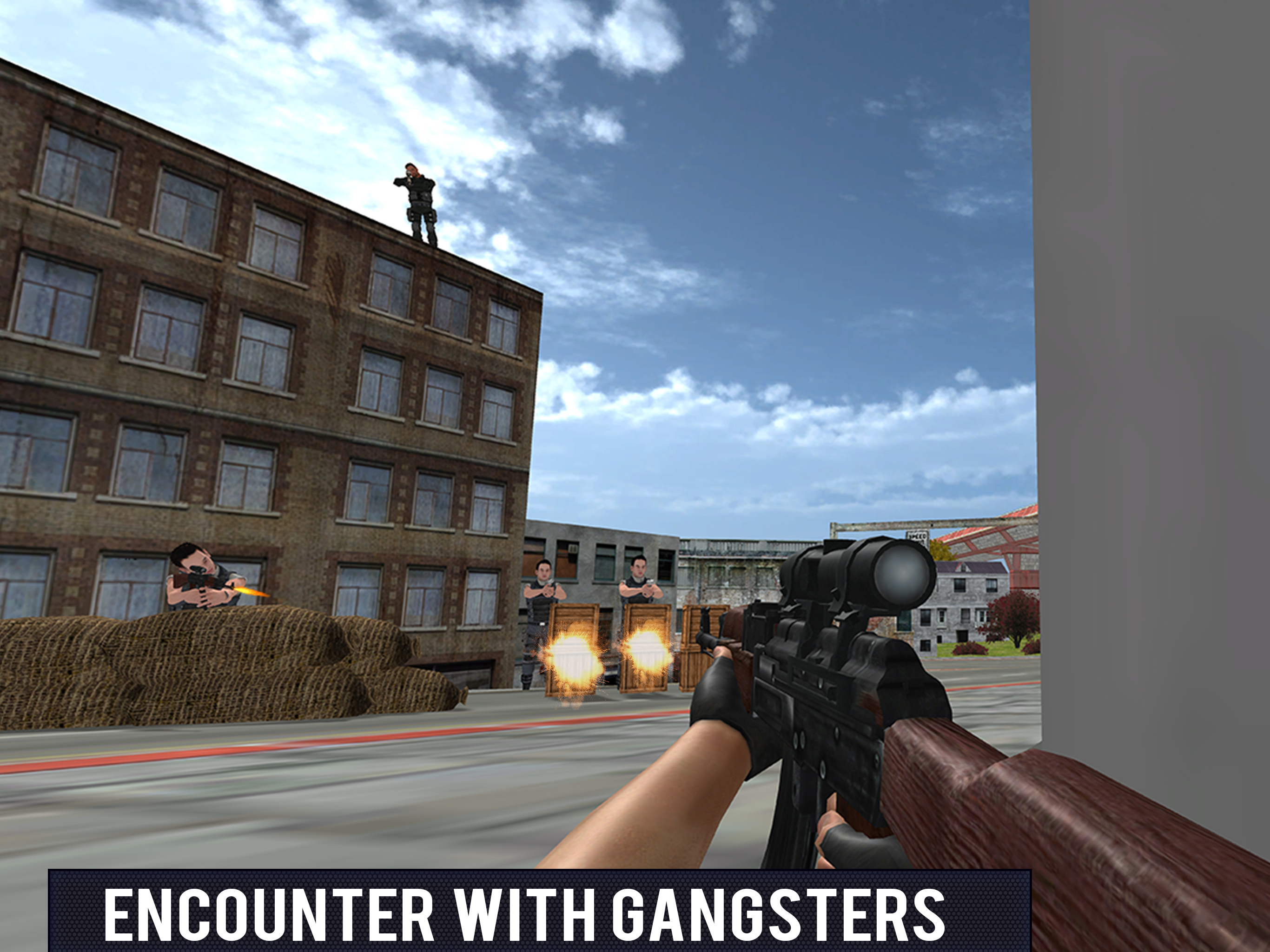 Police Car Gangster Escape Sim