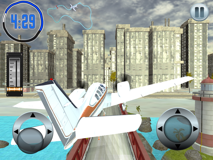 Real Pilot Flight Simulation Drive Airoplane 3D