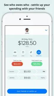 tabs - shared spending tracker iphone screenshot 2