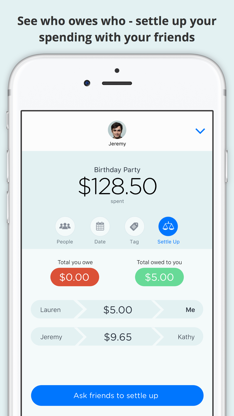Tabs - Shared Spending Tracker screenshot 2