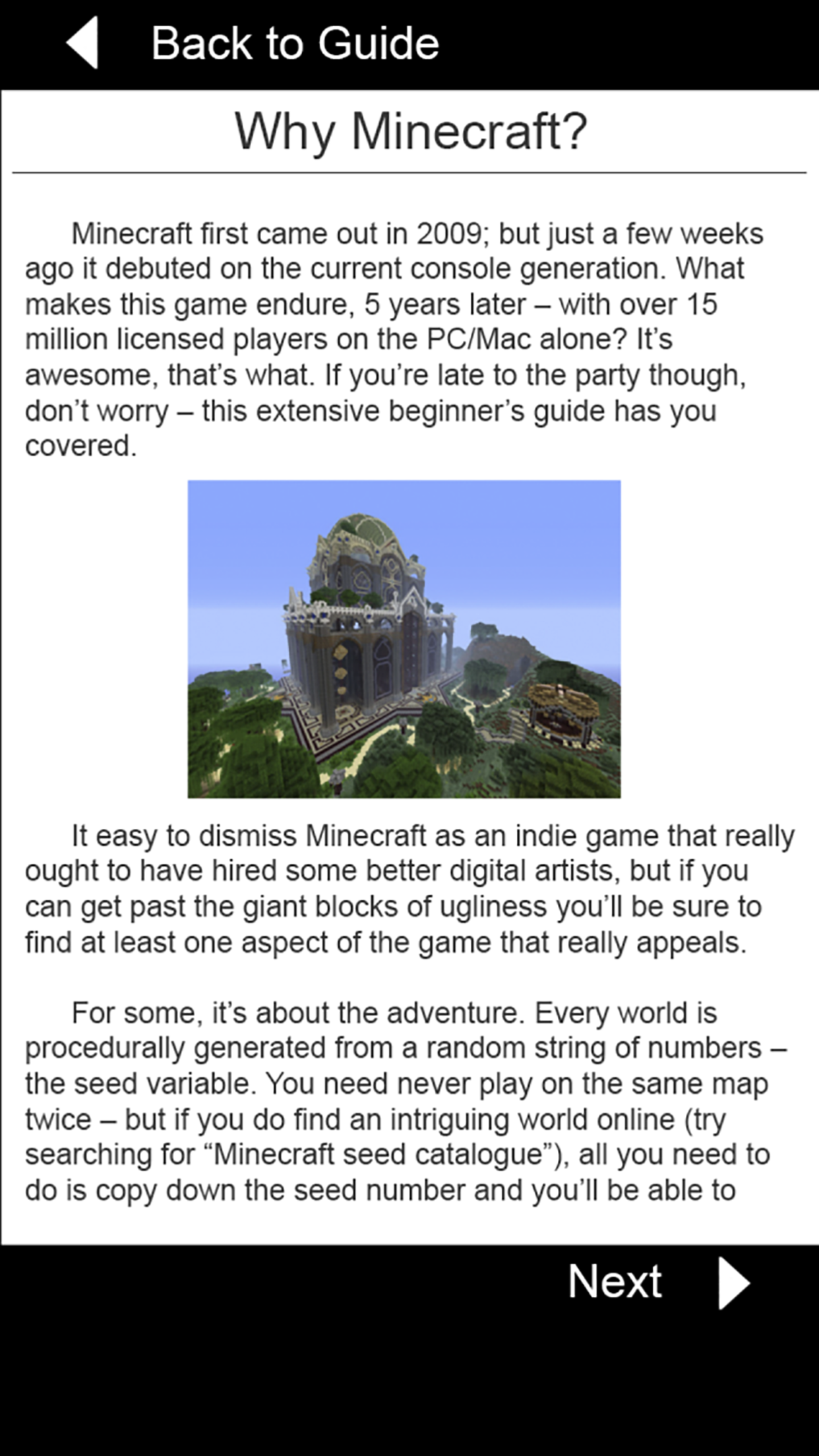 GUIDE FOR MINECRAFT! screenshot 5