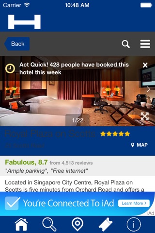 Valencia Hotels + Compare and Booking Hotel for Tonight with map and travel tour screenshot 4