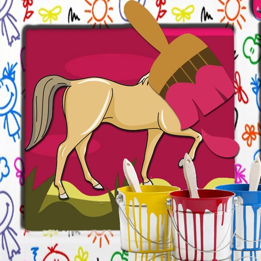 Coloring Pages Horse Version Icon
