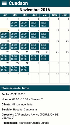 Cuadson. Cuadrantes por Servicio(圖3)-速報App