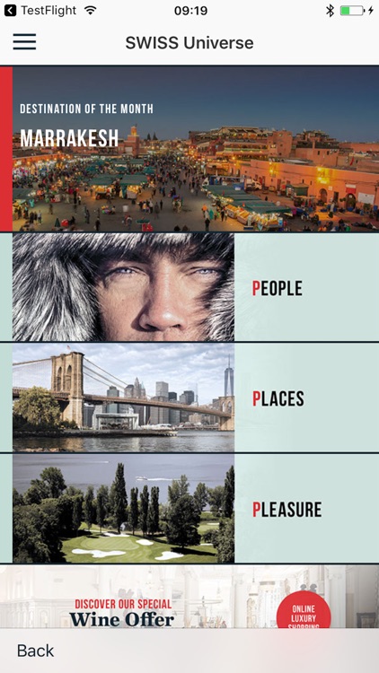 SWISS Universe Luxury App