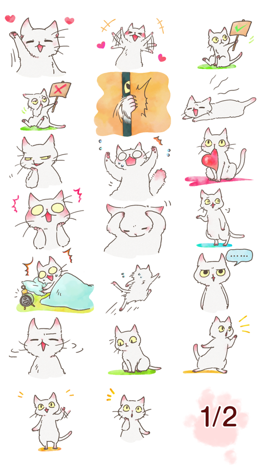 #2. White Cat (iOS) โดย: Sayaka Sugiyama