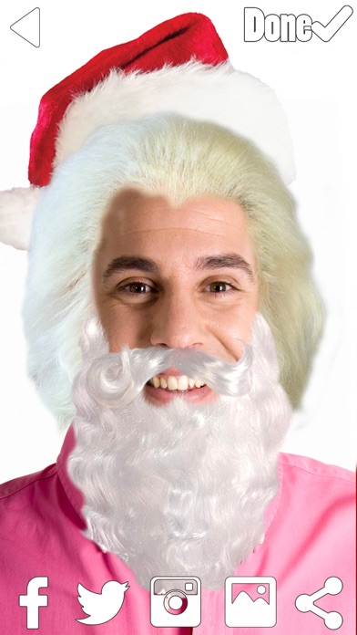 Christmas Barber Shop - Grow Santa Claus Beard iPhone screenshot