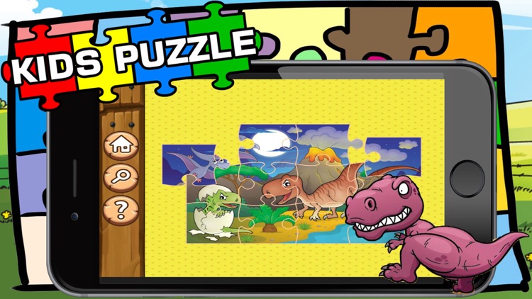 Dino Puzzle : Kids Dinosaurs Jigsaw Learning Games