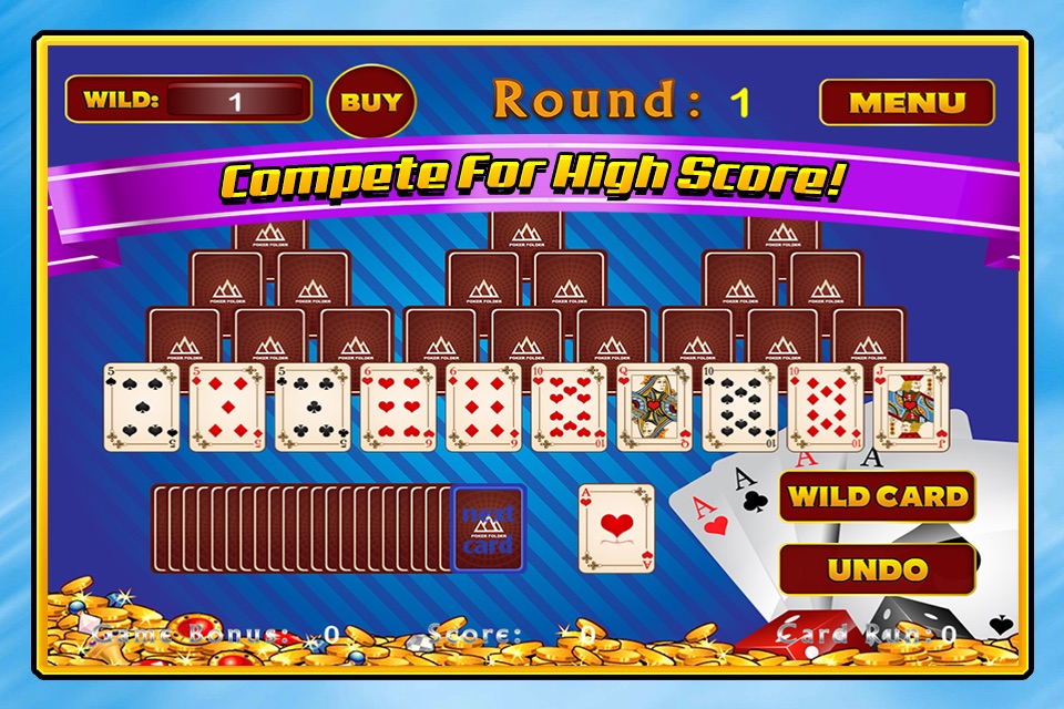 Classic Solitaire Fun Board Style Free Card Games screenshot 2