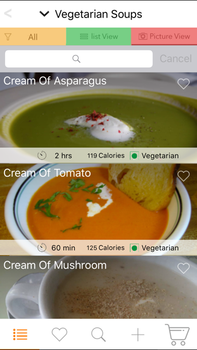 Screenshot #1 pour Veg Soup Recipes - Tomato, Potato, Minestrone