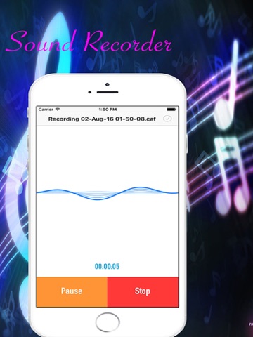 Screenshot #4 pour simple voice recorder