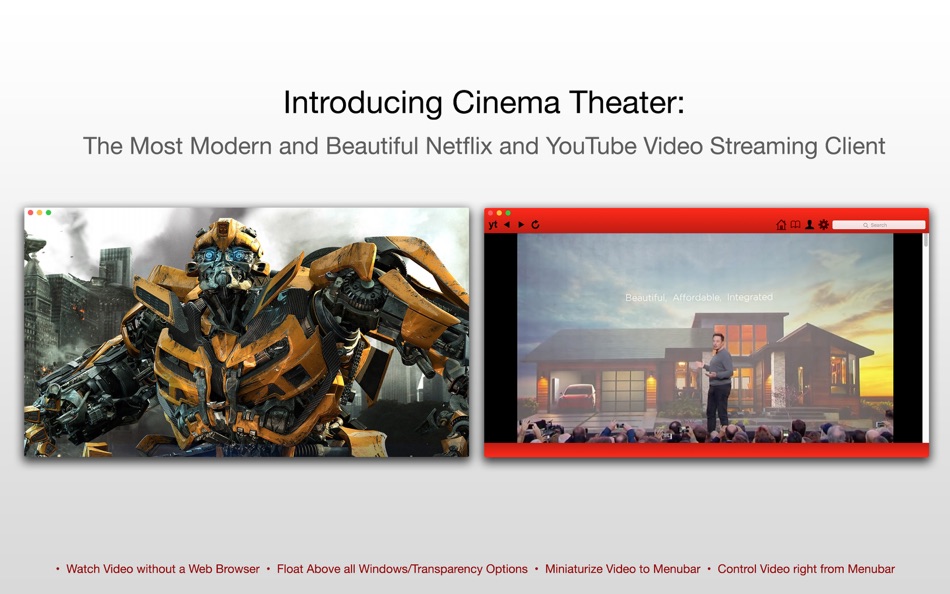 Cinema Theater - App for Video Streaming Services - 1.1.1 - (macOS)