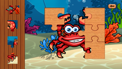 Sea Animal Games for Toddlers and Kids with Jigsaw Puzzles screenshot 2
