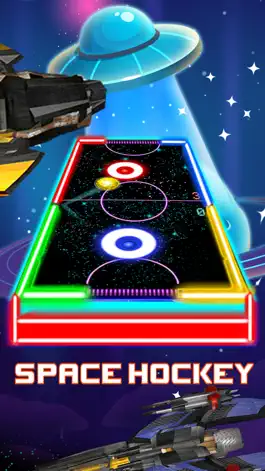 Game screenshot Glow Hockey HD - Best Neon Light Air Hockey mod apk
