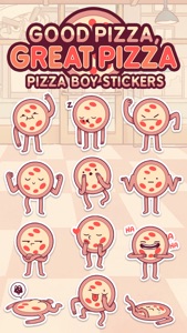 Pizza Boy Stickers by Good Pizza Great Pizza screenshot #1 for iPhone