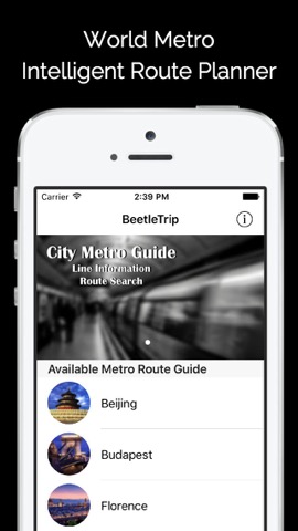 City Metro Route Planner Transit by BeetleTripのおすすめ画像1