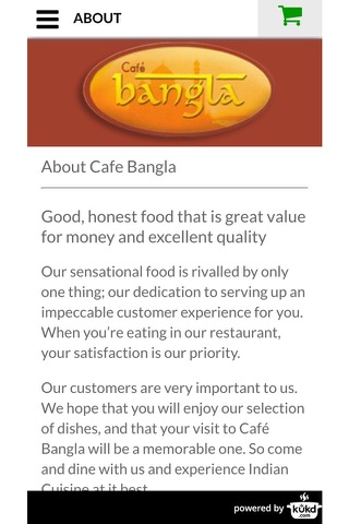 Cafe Bangla Indian Takeaway screenshot 4