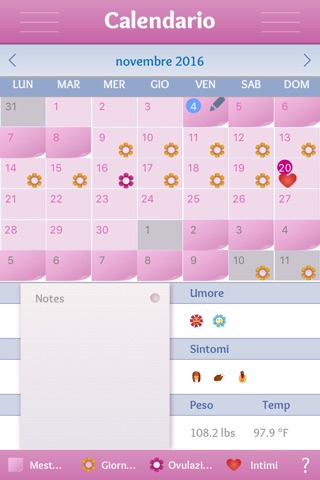 Period Diary Ovulation Tracker screenshot 2