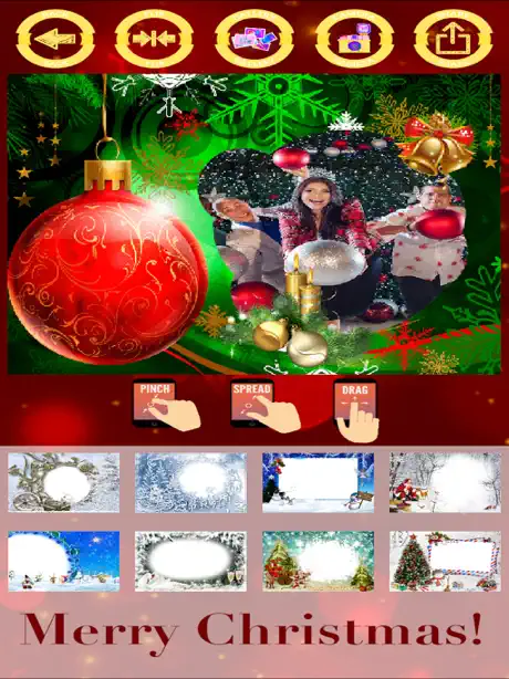 Cornici di Natale Merry - creare carte