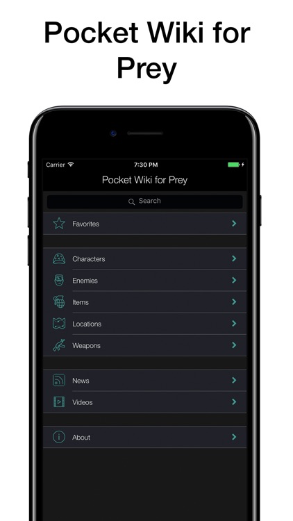 Pocket Wiki for Prey