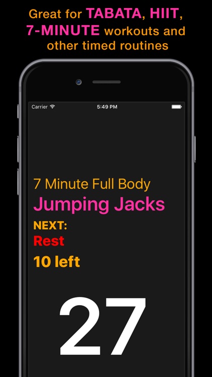 Intervals - Timer for Workouts (Tabata, HIIT, etc)